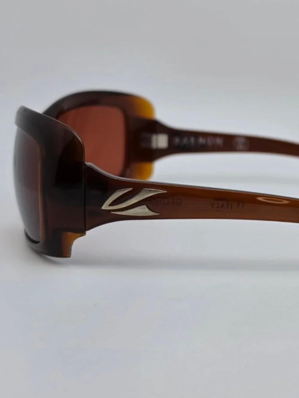 Kaenon Georgia Gold Coast Brown Frame Polarized SR91 Brown Lens Sunglasses Italy
